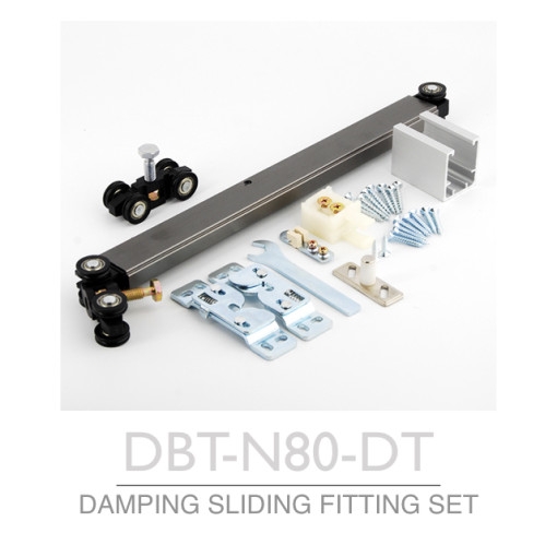 삼우 DBT-N80-DT 한방향 댐핑 슬라이딩레일 80키로용 미닫이레일 슬라이딩도어댐퍼