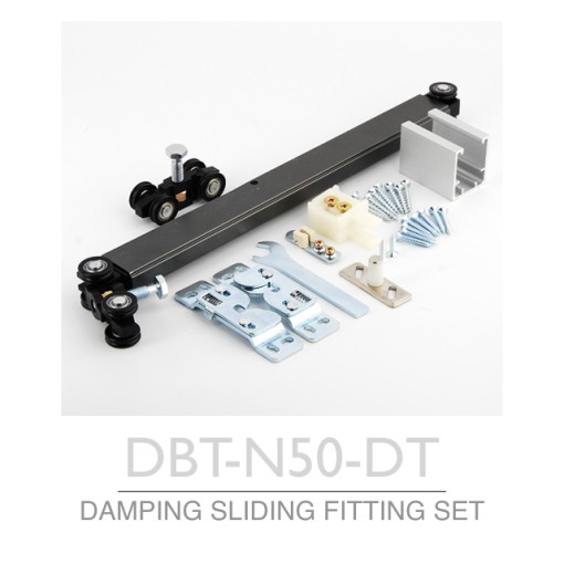 삼우 DBT N50 DT 한방향 댐핑 슬라이딩레일 50키로용 미닫이레일 슬라이딩도어댐퍼