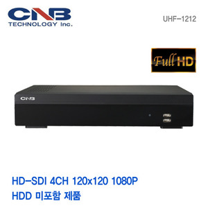 [CNB] HD-SDI Full Real-time 1080P 4채널 녹화기 UHF-1212