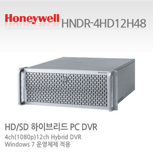 [하니웰] 1080P 4채널 HD + 12채널 SD 하이브리드 PC베이스타입 녹화기 HNDR-4HD12H48