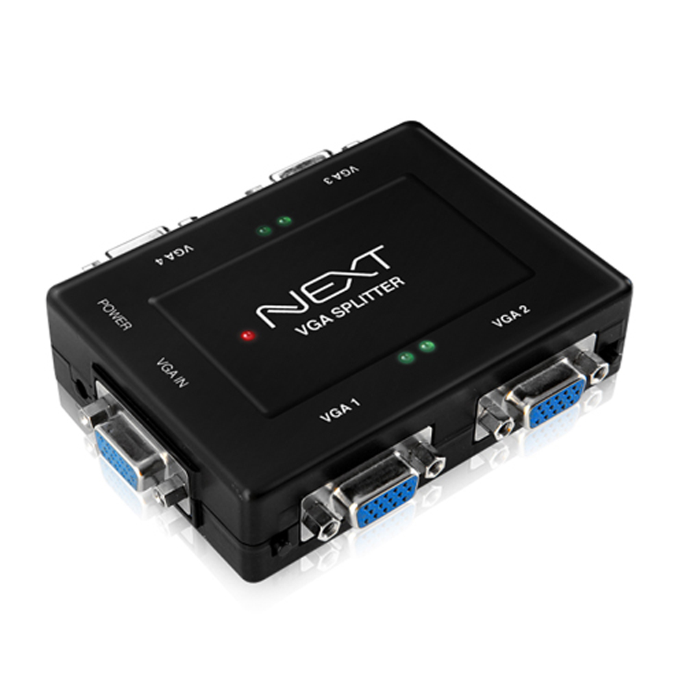 이지넷 CCTV 부자재 VGA RGB 1-4 분배기 NEXT-2504VSP