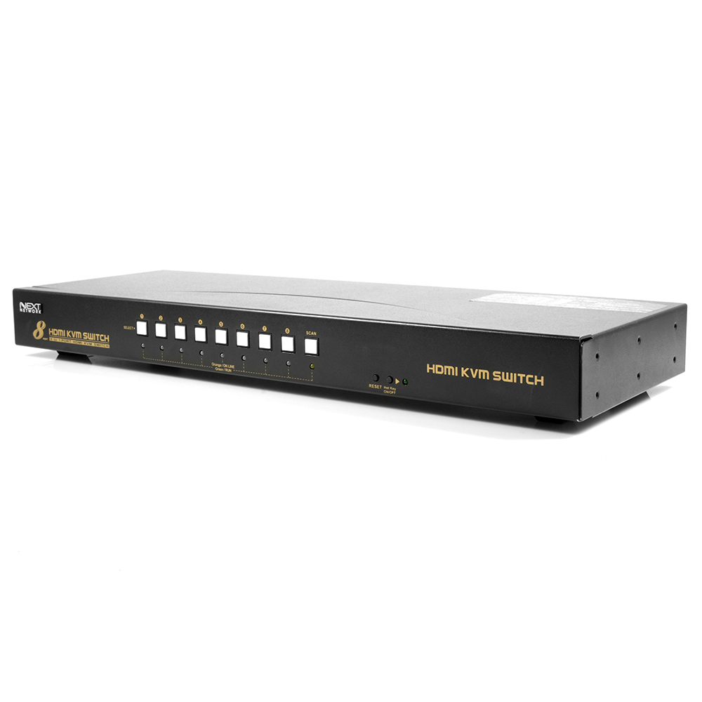 이지넷 CCTV 부자재 8-1 USB HDMI KVM 선택기 NEXT-7208KVM