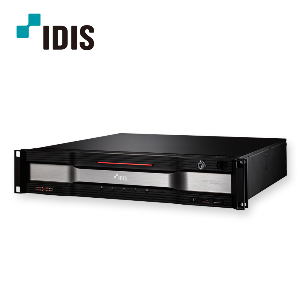 아이디스 IP 8MP 64채널 녹화기 NR-8564 (8TB장착)